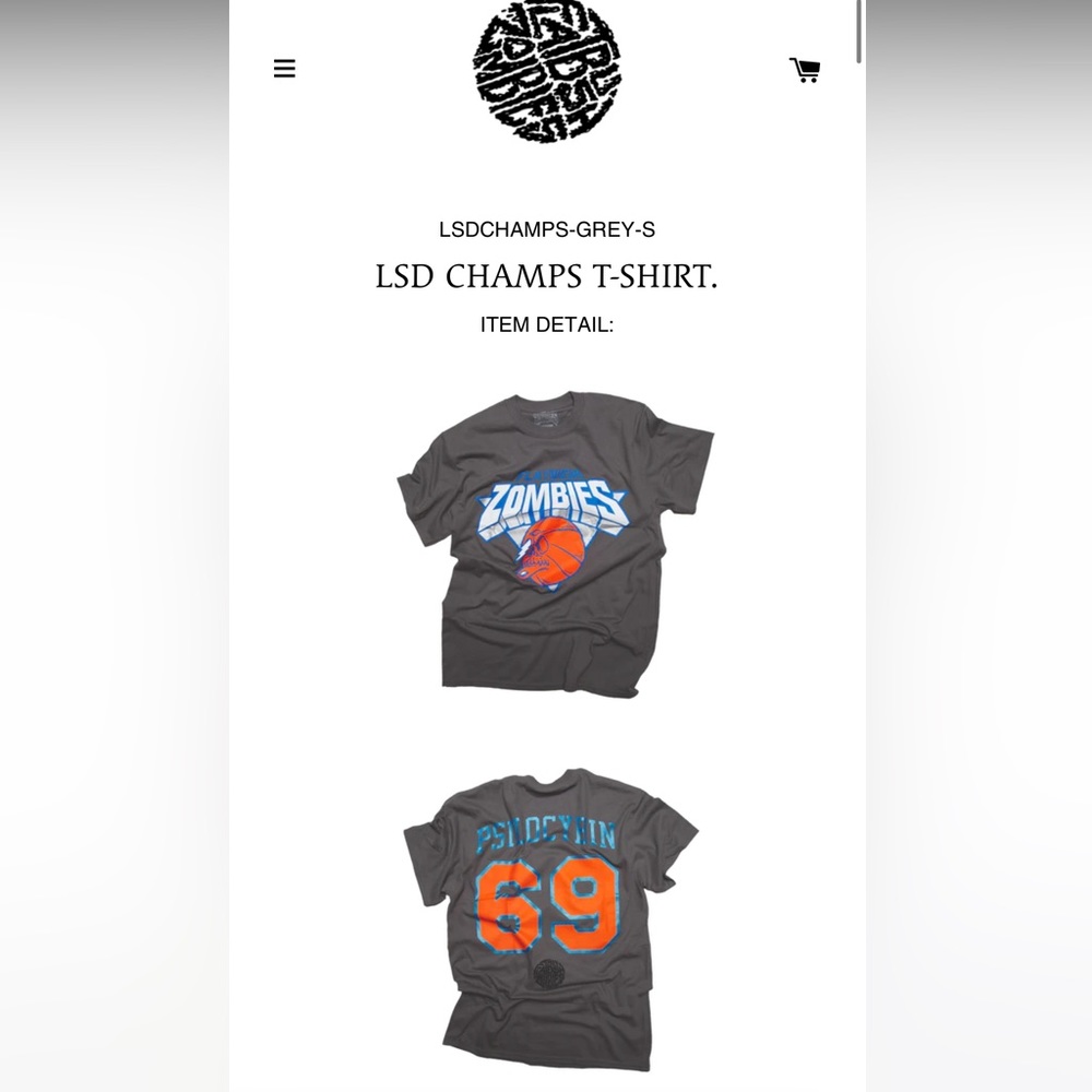 Flatbush Zombies Knicks Psilocybin shirt